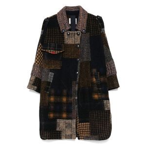 Bye Women Patchwork Wool Coat